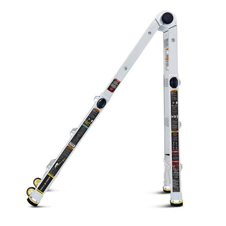 18 FT. REACH MPX ALUMINUM MULTI-POSITION LADDER WITH WHEELS, 375 LBS. LOAD CAPAC