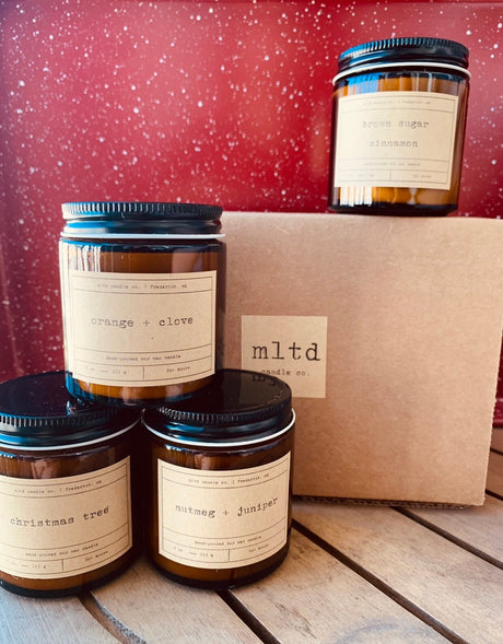Spiced Cranberry Soy Wax Candle | Hand-Poured | Small Batches | Scented Candle