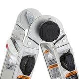 18 FT. REACH MPX ALUMINUM MULTI-POSITION LADDER WITH WHEELS, 375 LBS. LOAD CAPAC