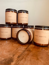 Candy Cane Soy Wax Candle | Hand-Poured | Small Batches | Scented Candle